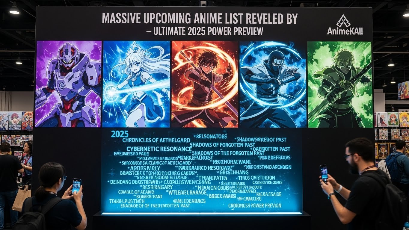 Massive Upcoming Anime List Revealed by AnimeKAI! – Ultimate 2025 Power 