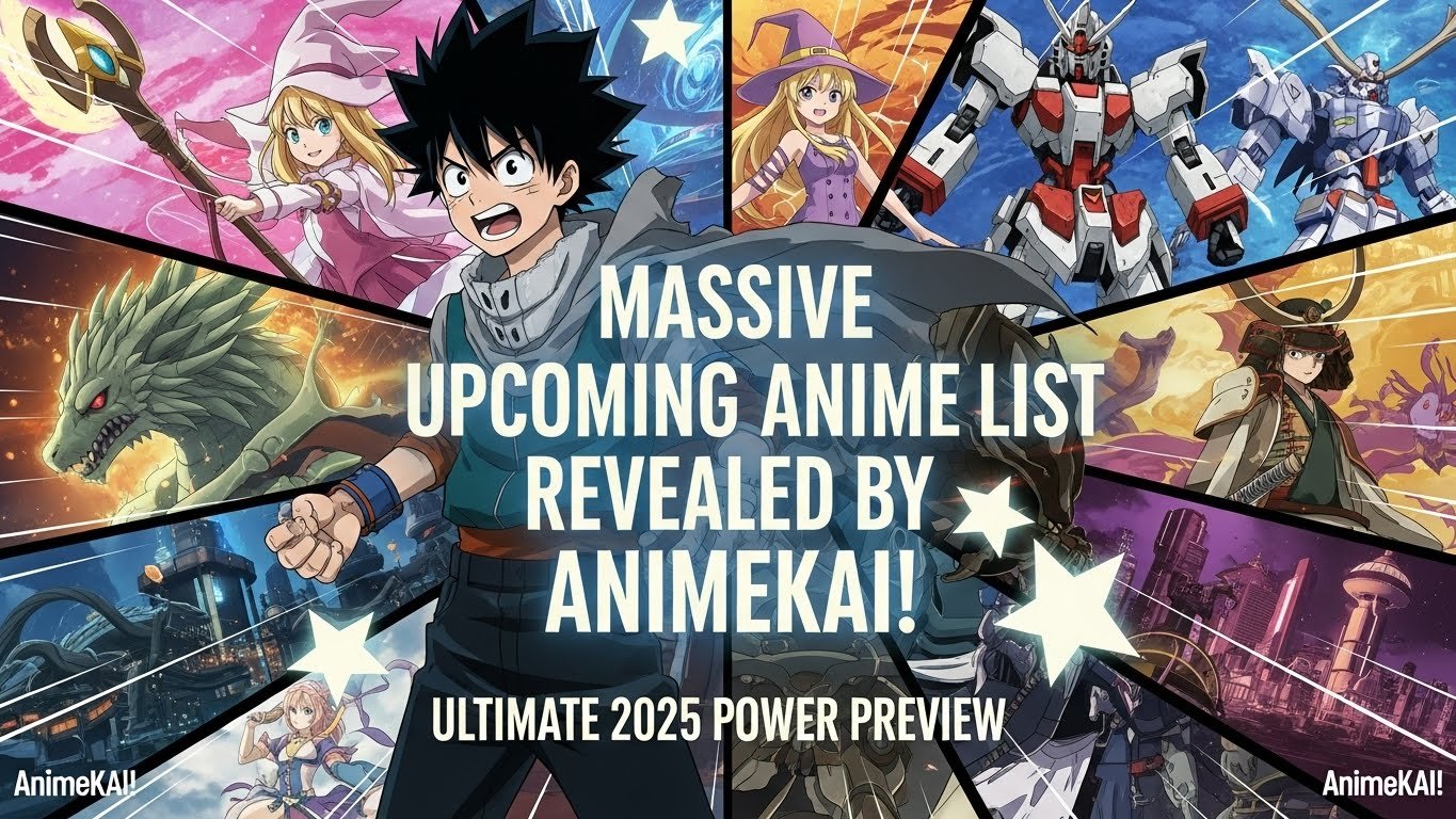 Massive Upcoming Anime List Revealed by AnimeKAI!