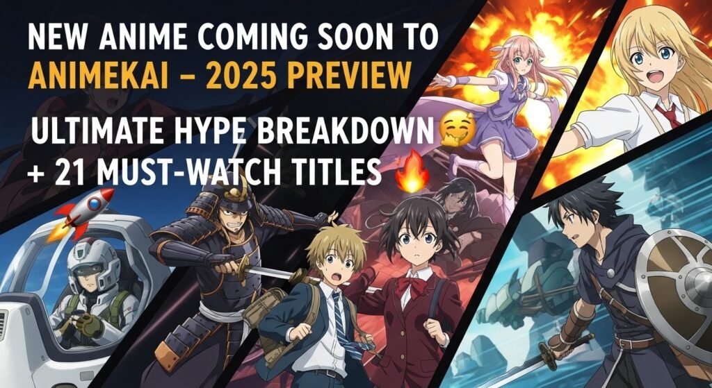 New Anime Coming Soon to AnimeKAI – 2025 Preview